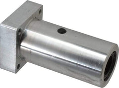 Thomson Industries - 1" Inside Diam, 1900/3800 Lbs. Dynamic Capacity, Twin Flanged Pillow Block Linear Bearing - 2-3/4" Overall Width - Exact Tool & Supply