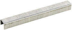 Stanley Bostitch - 3/8" Long x 7/16" Wide, 19 Gauge Crowned Construction Staple - Steel, Galvanized Finish - Exact Tool & Supply