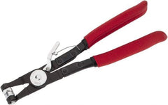 Mag-Mate - 9" OAL, Hose Clamp Pliers - Straight Jaw, Vinyl Coated Handles - Exact Tool & Supply