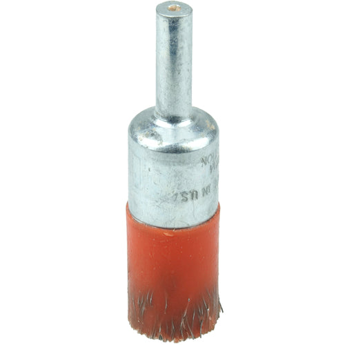 1/2″ Polyflex Encapsulated Crimped Wire End Brush, .0104″ Steel Fill - Exact Tool & Supply