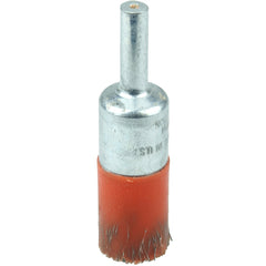 1/2″ Polyflex Encapsulated Crimped Wire End Brush, .0104″ Steel Fill - Exact Tool & Supply