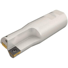 Iscar - 1.63" Max Drill Depth, 1xD, 1-5/8" Diam, Indexable Insert Drill - 2 Inserts, 1-1/2" Shank Diam, Straight Shank - Exact Tool & Supply