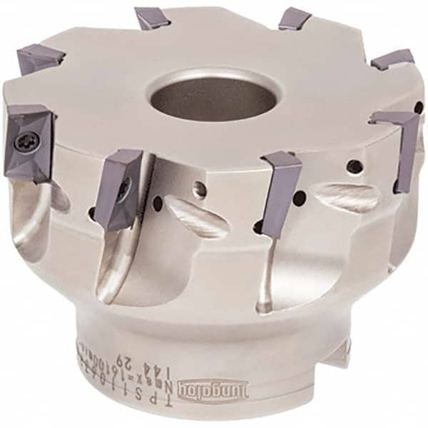 Tungaloy - 4" Cut Diam, 1-1/2" Arbor Hole Diam, Indexable Square-Shoulder Face Mill - Exact Tool & Supply