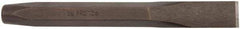 Proto - 8" OAL x 7/8" Blade Width Cold Chisel - 7/8" Tip, 3/4" Stock, Steel Handle - Exact Tool & Supply