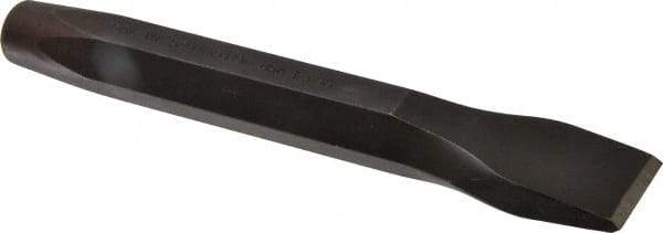 Proto - 8-1/4" OAL x 1-3/16" Blade Width Cold Chisel - 1-3/16" Tip, 1" Stock, Steel Handle - Exact Tool & Supply