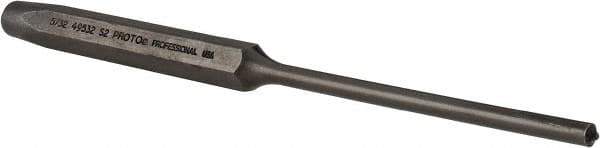 Proto - 5/32" Roll Pin Punch - 5-1/4" OAL, Steel - Exact Tool & Supply