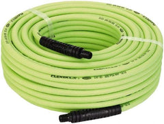 Legacy - 1/4" ID x 0.46" OD 100' Long Multipurpose Air Hose - MNPT x MNPT Ends, 300 Working psi, 140°, 1/4" Fitting, Green - Exact Tool & Supply
