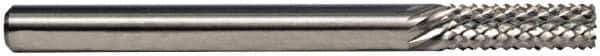 M.A. Ford - 1.5mm Diam, Burr End, Solid Carbide Diamond Pattern Router Bit - 1-1/2" OAL - Exact Tool & Supply