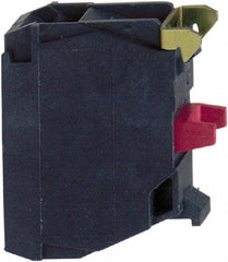 Square D - NC, Multiple Amp Levels, Electrical Switch Contact Block - 120 VAC, 125 VDC, 240 VAC, 250 VDC, and 600 VAC/VDC, Screw Terminal, 22mm Hole, For Use with XB4, XB5 - Exact Tool & Supply