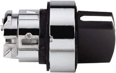 Schneider Electric - 22mm Mount Hole, 3 Position, Handle Operated, Selector Switch - Black, Maintained (MA), Nonilluminated, Shock, Vibration and Water Resistant - Exact Tool & Supply