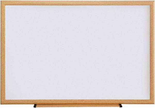 Universal One - 24" High x 36" Wide Dry Erase - Melamine, Includes Mounting Kit - Exact Tool & Supply