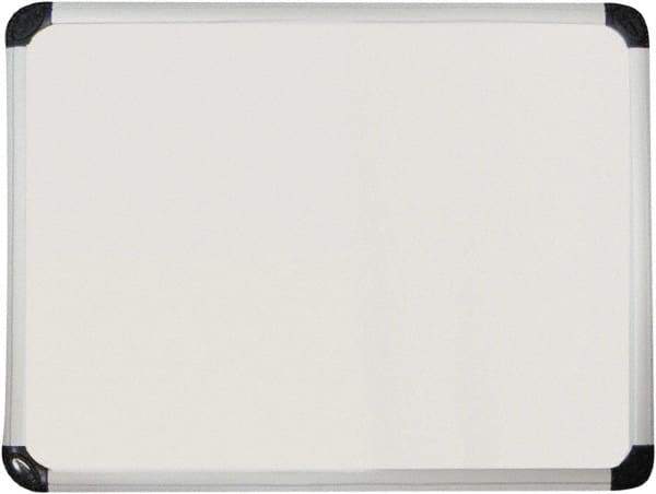 Universal One - 36" High x 48" Wide Magnetic Dry Erase Board - Porcelain/Steel, Includes Accessory Tray & Rail & Mounting Kit - Exact Tool & Supply