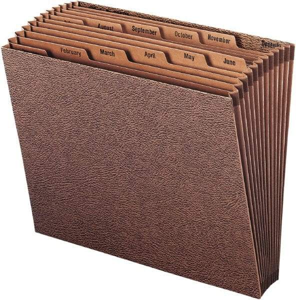 SMEAD - 8-1/2 x 11", Letter Size, Redrope, Indexed Sorters - Exact Tool & Supply