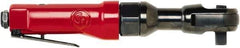 Chicago Pneumatic - 1/2" Drive, 160 RPM, 10 to 50 Ft/Lb Torque Ratchet Wrench - Inline Handle, 17 CFM, 90 psi, 1/4" Inlet - Exact Tool & Supply