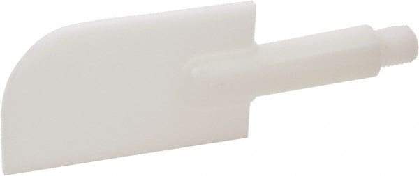 Dynalon Labware - Translucent Polyethylene Mixing Paddle without Holes - 9" Overall Length - Exact Tool & Supply