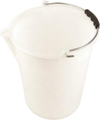 Dynalon Labware - 3-3/16 Gal Translucent Tapered Conical Polyethylene Bucket - 11-13/16" High x 11" Diam - Exact Tool & Supply