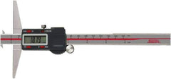 SPI - 0" to 8" Electronic Depth Gage - 0.0015" Accuracy, 0.0005" Resolution, 4" Base Length - Exact Tool & Supply