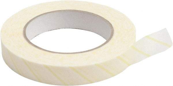 Dynalon Labware - White Paper Tape - 4-3/4" Wide x 164' Long x 3.937 mil Thick, Autoclavable with Minimum Temp 121 C/249 F, Changes Color From White to Brown - Exact Tool & Supply