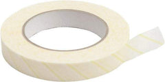 Dynalon Labware - White Paper Tape - 4-3/4" Wide x 164' Long x 3.937 mil Thick, Autoclavable with Minimum Temp 121 C/249 F, Changes Color From White to Brown - Exact Tool & Supply