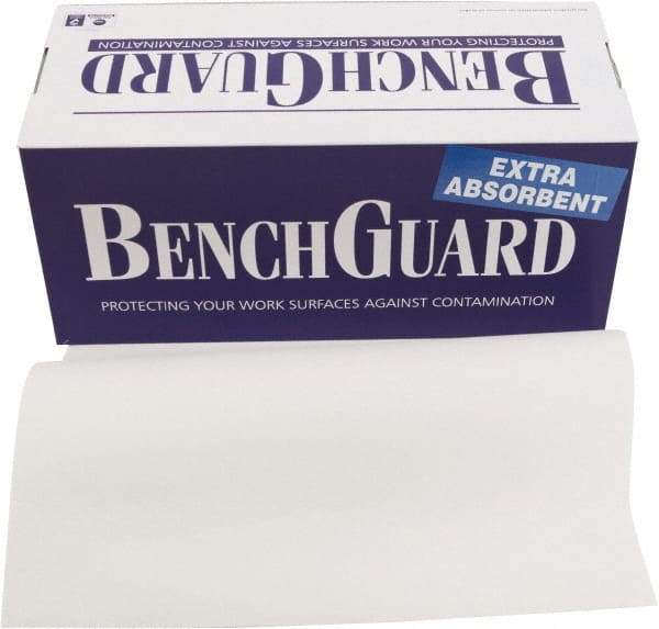 Dynalon Labware - 4.9 Gal Capacity per Package, Laboratory Roll - 50 M Long x 19 cm Wide, White, Polyethylene - Exact Tool & Supply