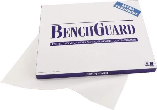 Dynalon Labware - 2.93 Gal Capacity per Package, Laboratory Pad - 2' Long x 19" Wide, White, Polyethylene - Exact Tool & Supply