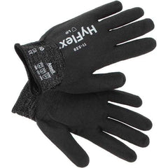 Ansell - Size XL, ANSI Cut Lvl A2, Abrasion Lvl 4, Nitrile Coated Cut Resistant Gloves - Fully Coated Coated, Black - Exact Tool & Supply