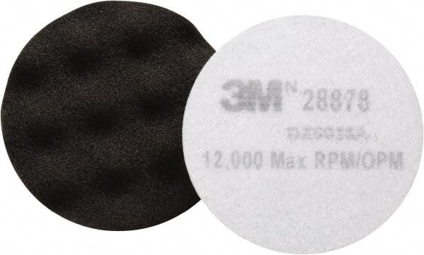 3M - 5-1/4" Diam Foam Buffing & Backing Pad - Hook & Loop Attachment - Exact Tool & Supply