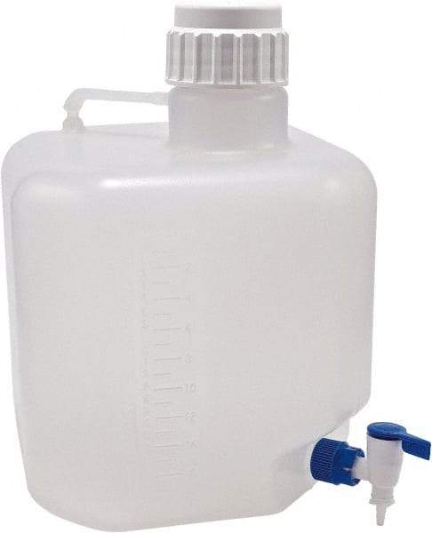 Dynalon Labware - 20,000 mL Carboy - Polypropylene, Translucent, 16-1/2" High x 11.8" Diam, 90mm Cap - Exact Tool & Supply