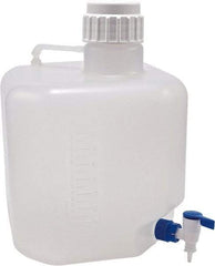 Dynalon Labware - 20,000 mL Carboy - Polypropylene, Translucent, 16-1/2" High x 11.8" Diam, 90mm Cap - Exact Tool & Supply