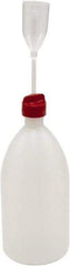 Dynalon Labware - 1,000 mL Dispensing Bottle - Polyethylene, Translucent, 13.9" High x 3.7" Diam - Exact Tool & Supply