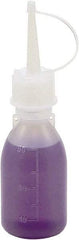 Dynalon Labware - 250 mL Dispensing Bottle - Polyethylene, Translucent, 5.1" High x 1-1/2" Diam, 15mm Cap - Exact Tool & Supply