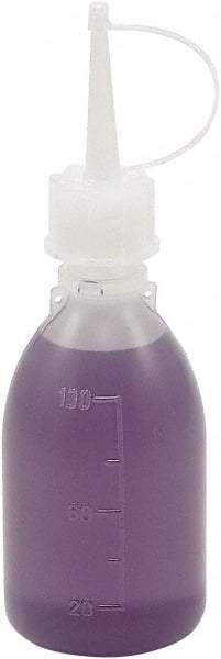 Dynalon Labware - 100 mL Dispensing Bottle - Polyethylene, Translucent, 5.7" High x 1.9" Diam, 15mm Cap - Exact Tool & Supply