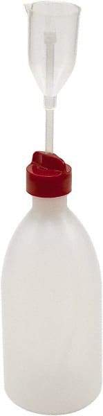 Dynalon Labware - 500 mL Dispensing Bottle - Polyethylene, Translucent, 12.8" High x 3" Diam - Exact Tool & Supply