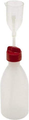 Dynalon Labware - 250 mL Dispensing Bottle - Polyethylene, Translucent, 11.1" High x 2.4" Diam - Exact Tool & Supply