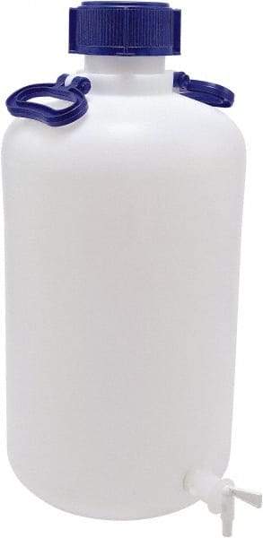 Dynalon Labware - 25,000 mL Carboy - Polyethylene, Translucent, 11" High x 11" Diam - Exact Tool & Supply