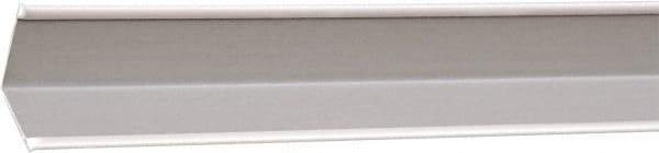 Armstrong World - 144" Long x 7/8" Wide, Hot-Dipped Galvanized Steel Angled Molding - ASTM C636 Specification, White - Exact Tool & Supply