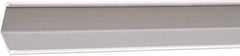 Armstrong World - 144" Long x 7/8" Wide, Hot-Dipped Galvanized Steel Angled Molding - ASTM C636 Specification, White - Exact Tool & Supply