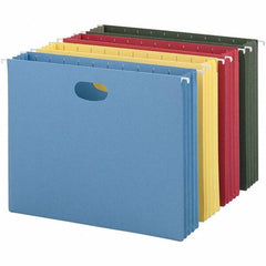 SMEAD - 12-1/4 x 9-1/2", Letter Size, Assorted Colors, Hanging File Folder - 11 Point Stock - Exact Tool & Supply