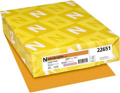 Neenah Paper - Cosmic Orange Colored Copy Paper - Use with Laser Printers, Inkjet Printers, Copiers - Exact Tool & Supply