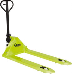 Vestil - 5,500 Lb Capacity, 7-3/4" Lift Hand Pallet Truck - 3-1/4" to 7-3/4" Lift Height, 48" Fork Length x 27" Fork Width, 27" Overall Width - Exact Tool & Supply
