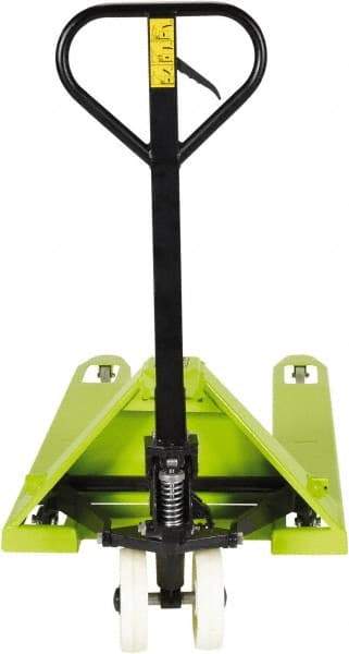 Vestil - 5,500 Lb Capacity, 7-3/4" Lift Hand Pallet Truck - 3-1/4" to 7-3/4" Lift Height, 48" Fork Length x 27" Fork Width, 27" Overall Width - Exact Tool & Supply
