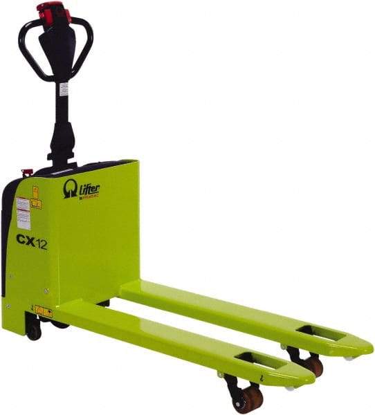 Vestil - 2,500 Lb Capacity, 7-7/8" Lift Hand Pallet Truck - 3-3/8" Min Lift Height, 45" Fork Length x 20" Fork Width, 20-1/2" Overall Width - Exact Tool & Supply