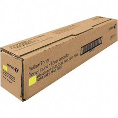 Xerox - Yellow Toner Cartridge - Use with Xerox WorkCentre 7525, 7535, 7530, 7545, 7556 - Exact Tool & Supply