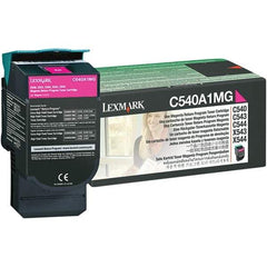 Lexmark - Magenta Toner Cartridge - Use with Lexmark C540n, C543dn, C544dn, C544dtn, C544dw, C544n, C546dtn, X543dn, X544dn, X544dtn, X544dw, X544n, X546dtn - Exact Tool & Supply