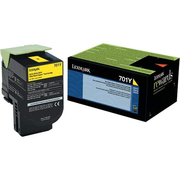 Lexmark - Yellow Toner Cartridge - Use with Lexmark CS310dn, CS310n, CS410n - Exact Tool & Supply