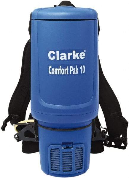 Clarke - Backpack Vacuum Cleaner - 120 Volts, 10 Amps, Accessories Included - Exact Tool & Supply
