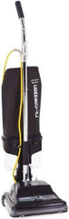 Clarke - Single Motor Bagless Upright Vacuum Cleaner - 12" Cleaning Width, 7" Amps, Ergonomic Handle - Exact Tool & Supply