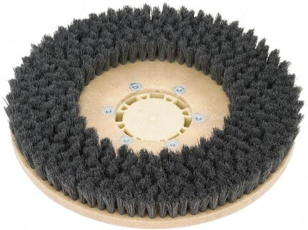 Clarke - 26" Diam Scrubbing Brush - 26" Machine, Black Pad, Polypropylene - Exact Tool & Supply