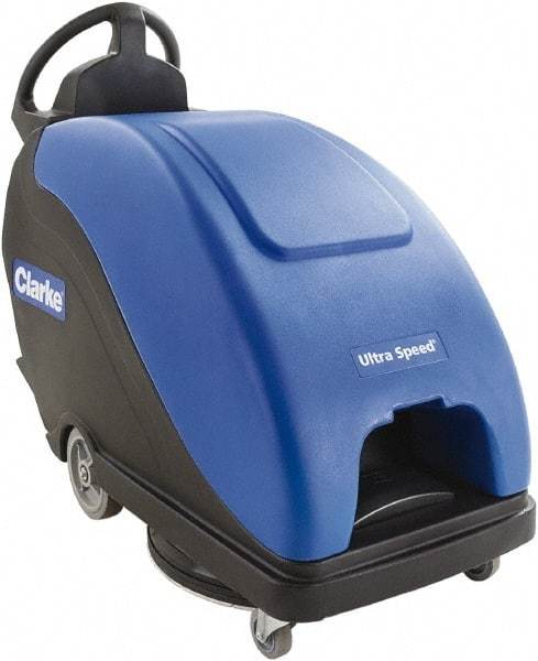 Clarke - 20" Cleaning Width, Battery Powered Floor Polisher - 2.5 hp, 2,000 RPM - Exact Tool & Supply