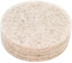 Clarke - 26" Diam Floor Pad - 13" Machine, White Pad, Polyester - Exact Tool & Supply